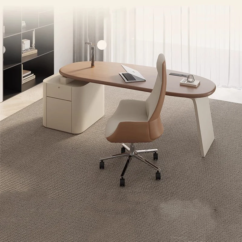 Desk Setup L Shaped - غرفة نوم طاولة الكمبيوتر المحمول خزائن