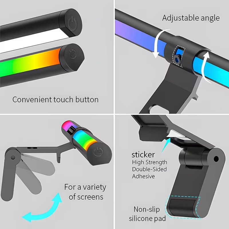 شريط إضاءة للشاشة RGB، شريط إض - مراجعة Setup Desk Monitor وسعره