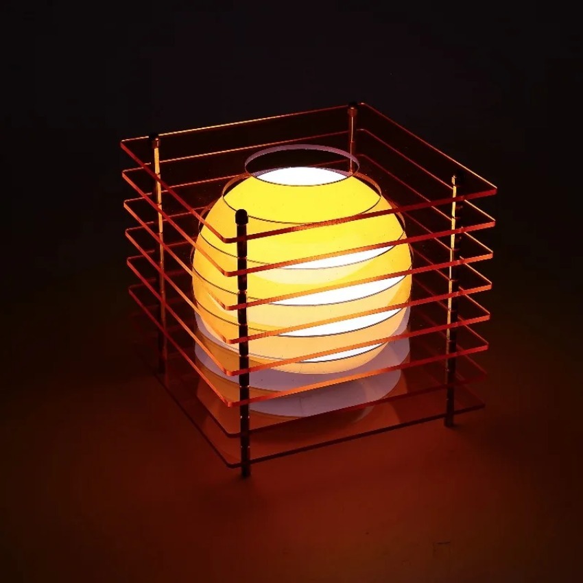 DIY الاكريليك ألف طبقة مصباح م - مراجعة Desk Setup Lamp وسعره