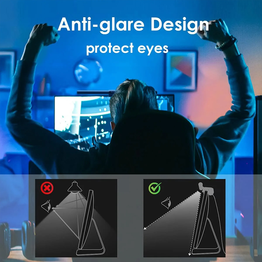 قطعتان من أضواء الشاشة RGB، شر - مراجعة Setup Desk Monitor وسعره
