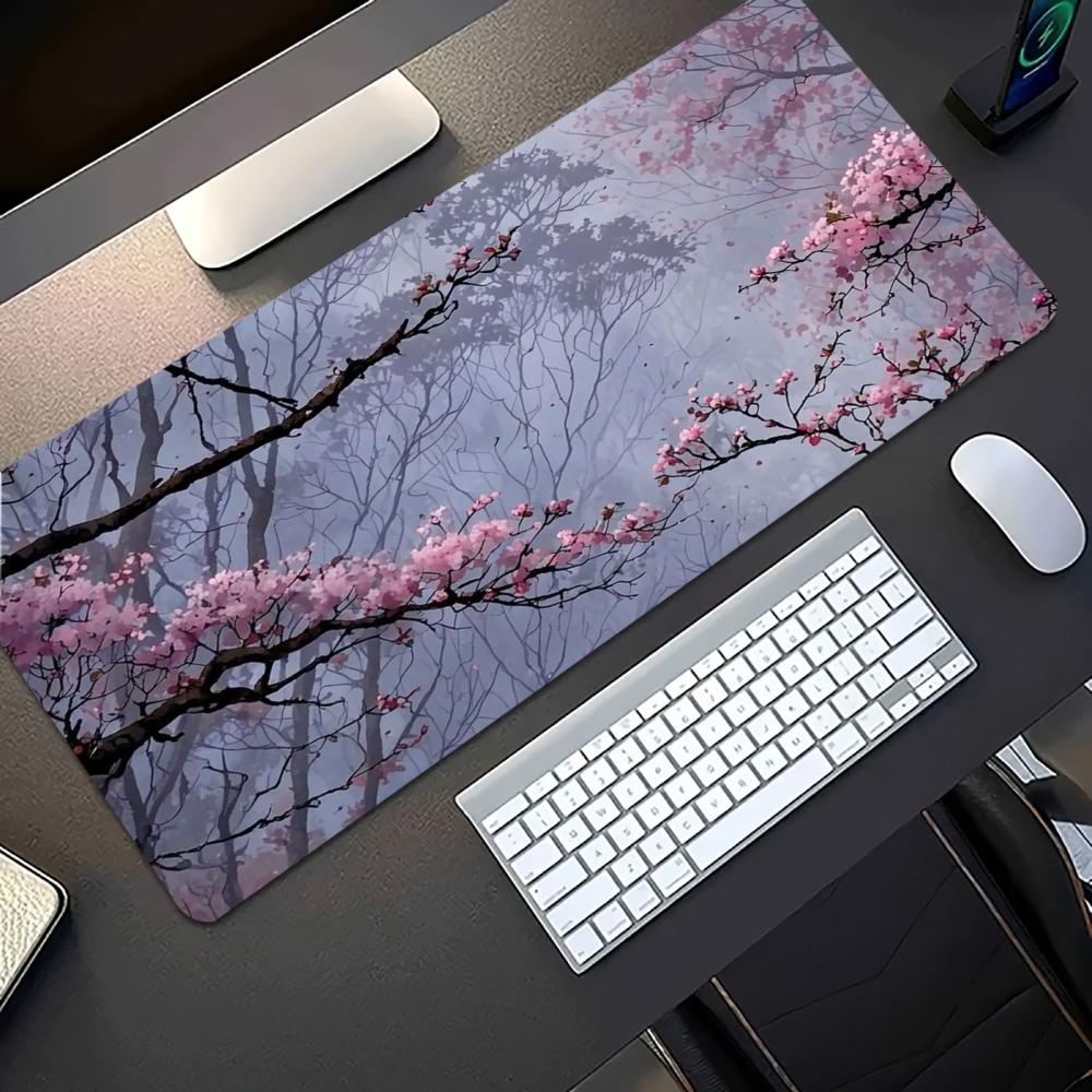 سجادة مكتب كبيرة بتصميم زهرة ا - مراجعة Desk Setup Pc And Laptop وسعره