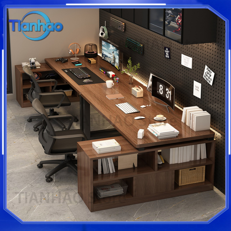 مكتب ألعاب على شكل حرف L مع رف - مراجعة Desk Setup L Shaped وسعره