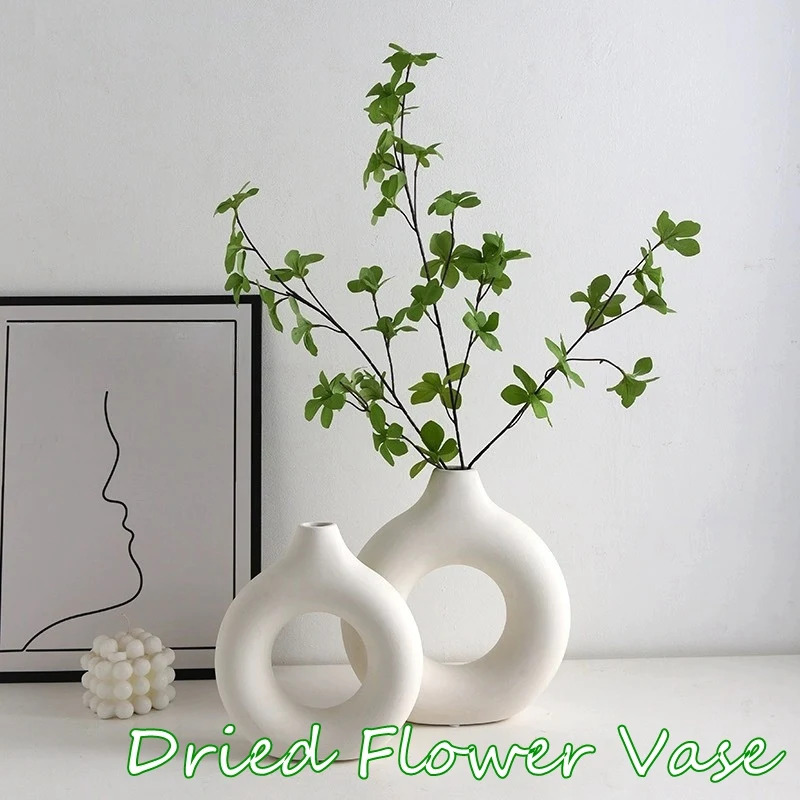 مزهرية مبتكرة على شكل دونات، م - مراجعة Desk Setup Minimalist وسعره