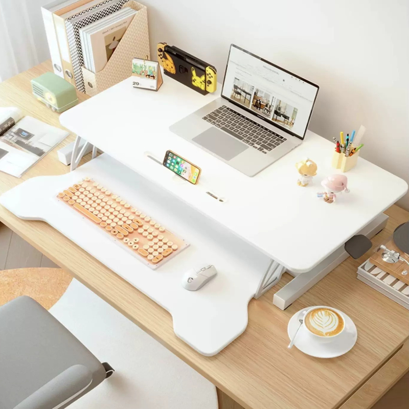 منصة مكتب قابلة للتعديل في الا - مراجعة Desk Setup Minimalist وسعره