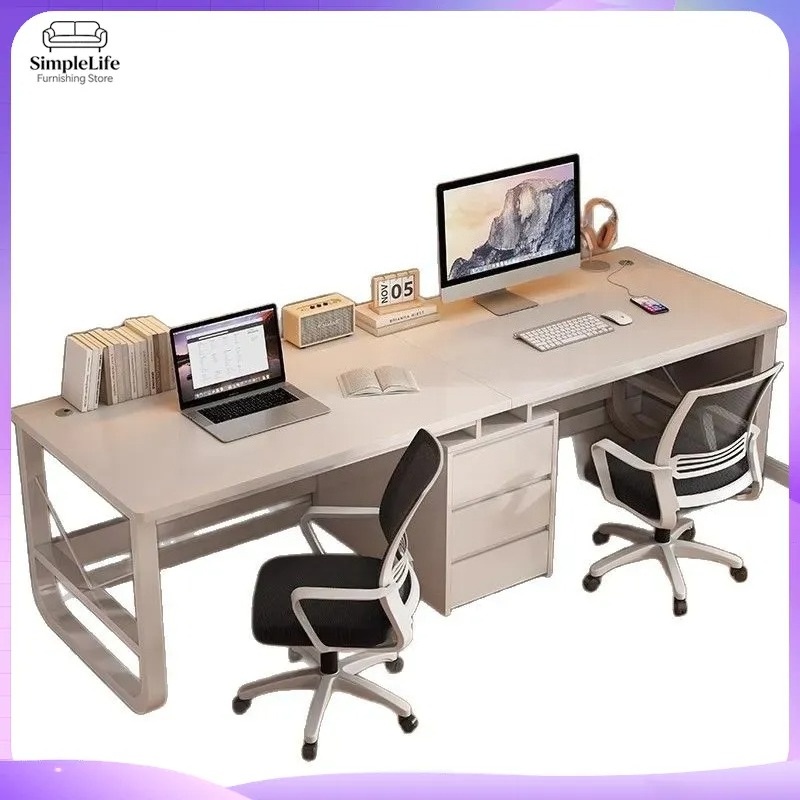 مكتب كمبيوتر مزدوج للمنزل والم - مراجعة Desk Setup L Shaped وسعره