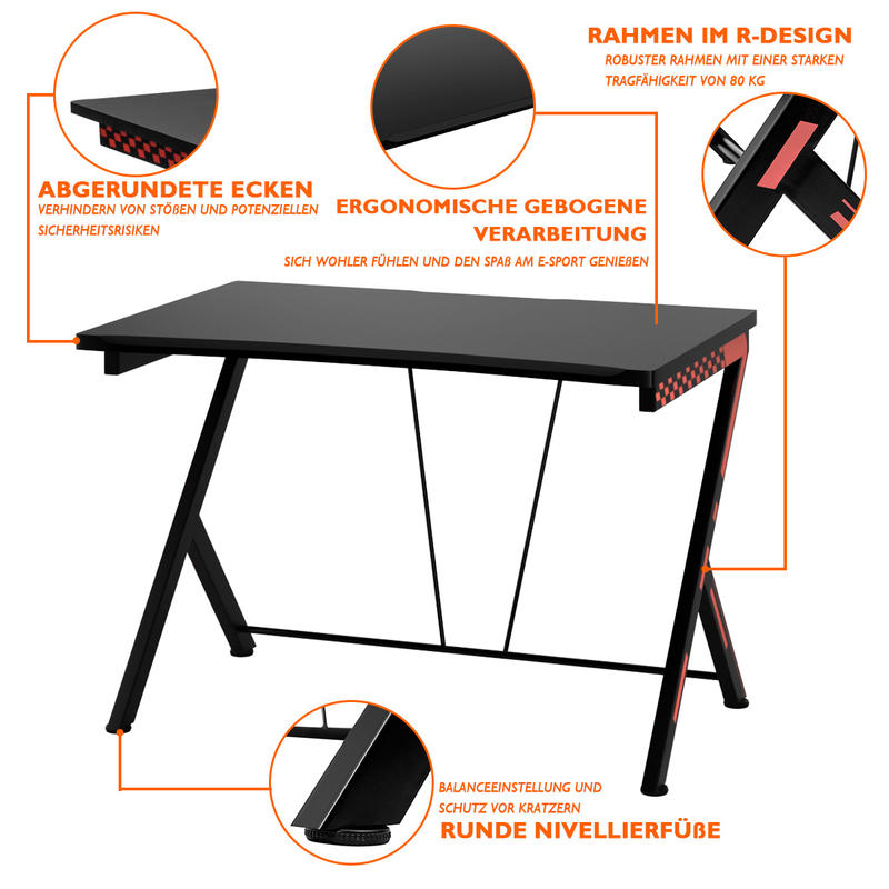 مكتب كمبيوتر حديث مريح، سطح من - مراجعة Desk Setup L Shaped وسعره
