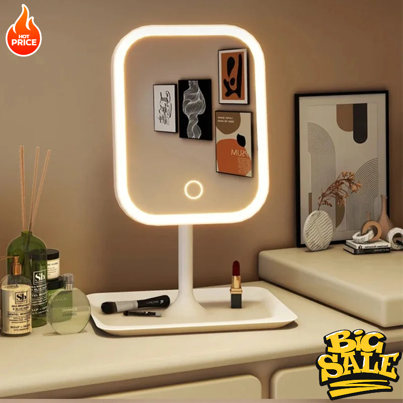 مرآة تجميل LED حديثة للمكتب، م - مراجعة Desk Setup Lamp وسعره